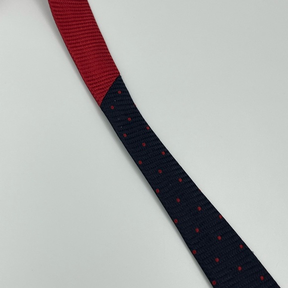 Ermenegildo Zegna Necktie Irregular Men's Twin Tie 100% Silk Made In Italy EUC - Picture 5 of 10